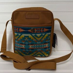PENDLETON Alto Mesa Wool Blend Western Crossbody Camera Style Shoulder Bag NEW